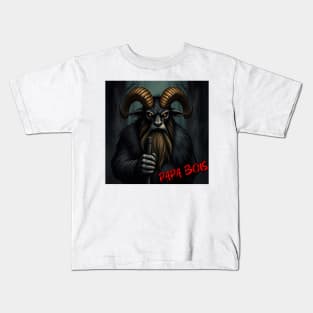 PAPA BOIS – FULL COLOUR – FETERS AND LIMERS – CARIBBEAN FOLKLORE EVENT DJ GEAR Kids T-Shirt